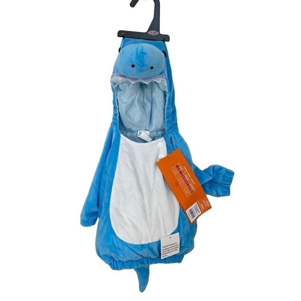 Target Hyde and Eek Plush Baby Shark Top 3D Infant 3-6M Halloween - Picture 3 of 10